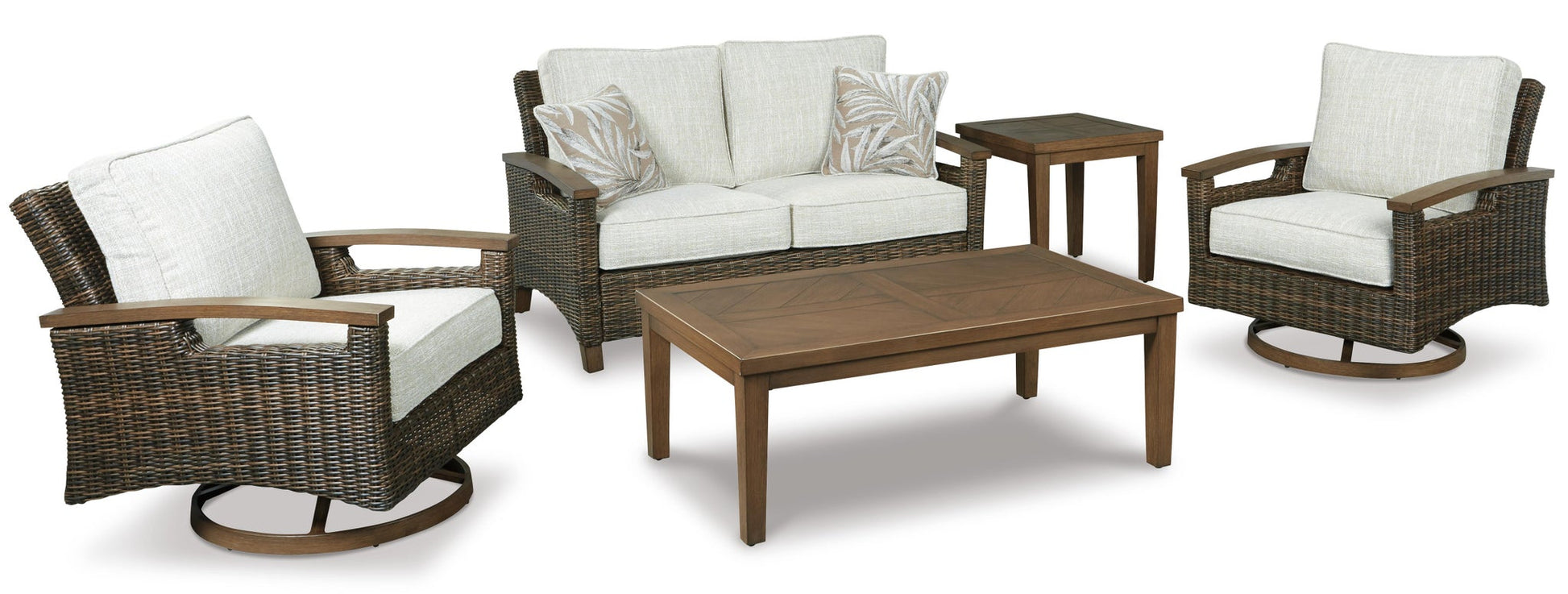 Paradise Trail Loveseat w/Cushion - Discount Furniture Connection