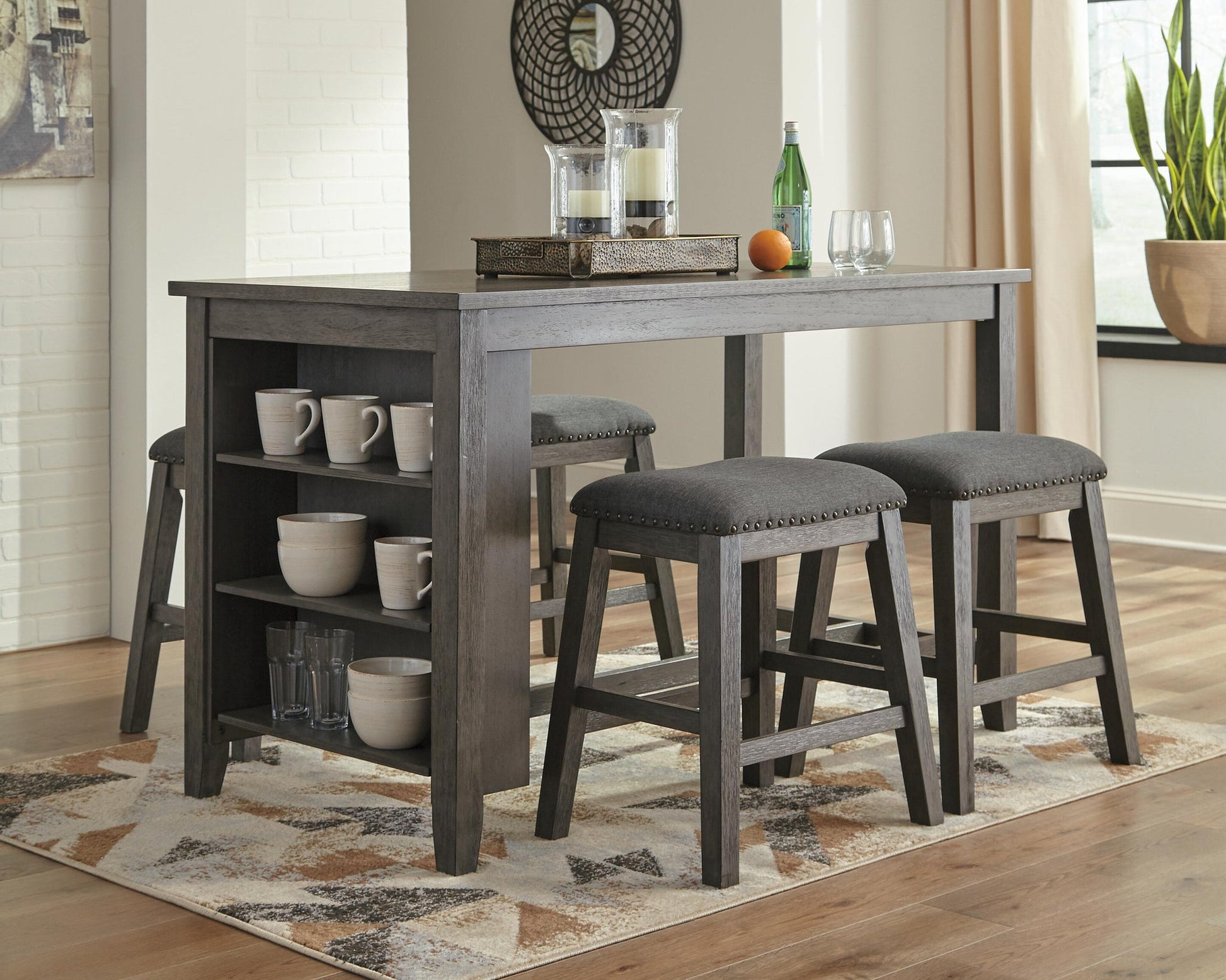 Caitbrook RECT Dining Room Counter Table - Discount Furniture Connection