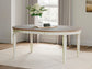 Realyn Oval Dining Room EXT Table - Discount Furniture Connection