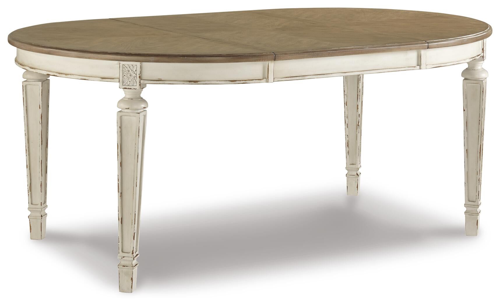 Realyn Oval Dining Room EXT Table - Discount Furniture Connection