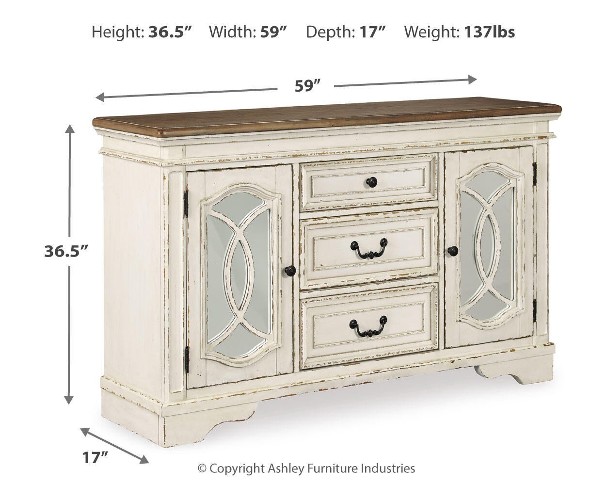 Realyn Dining Room Server - Discount Furniture Connection
