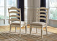 Realyn Dining UPH Side Chair (2/CN) - Discount Furniture Connection