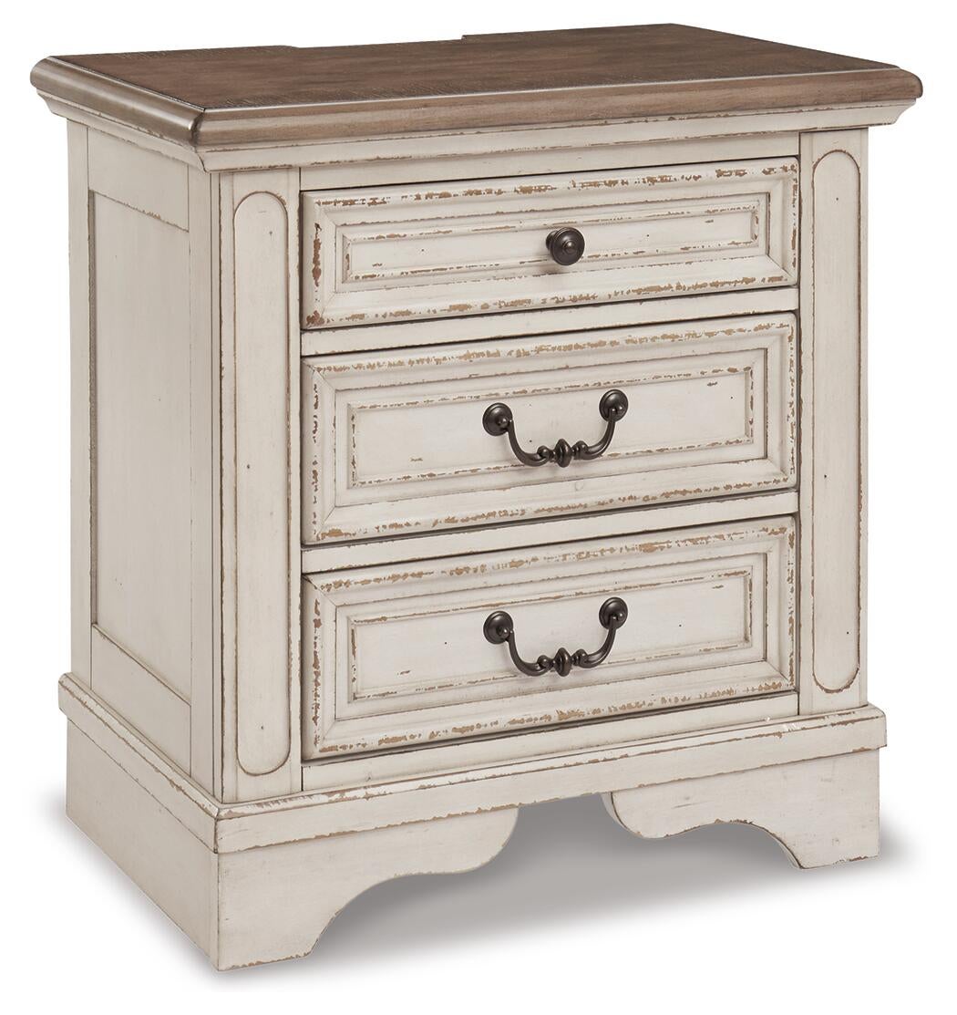 Realyn Three Drawer Night Stand - Discount Furniture Connection