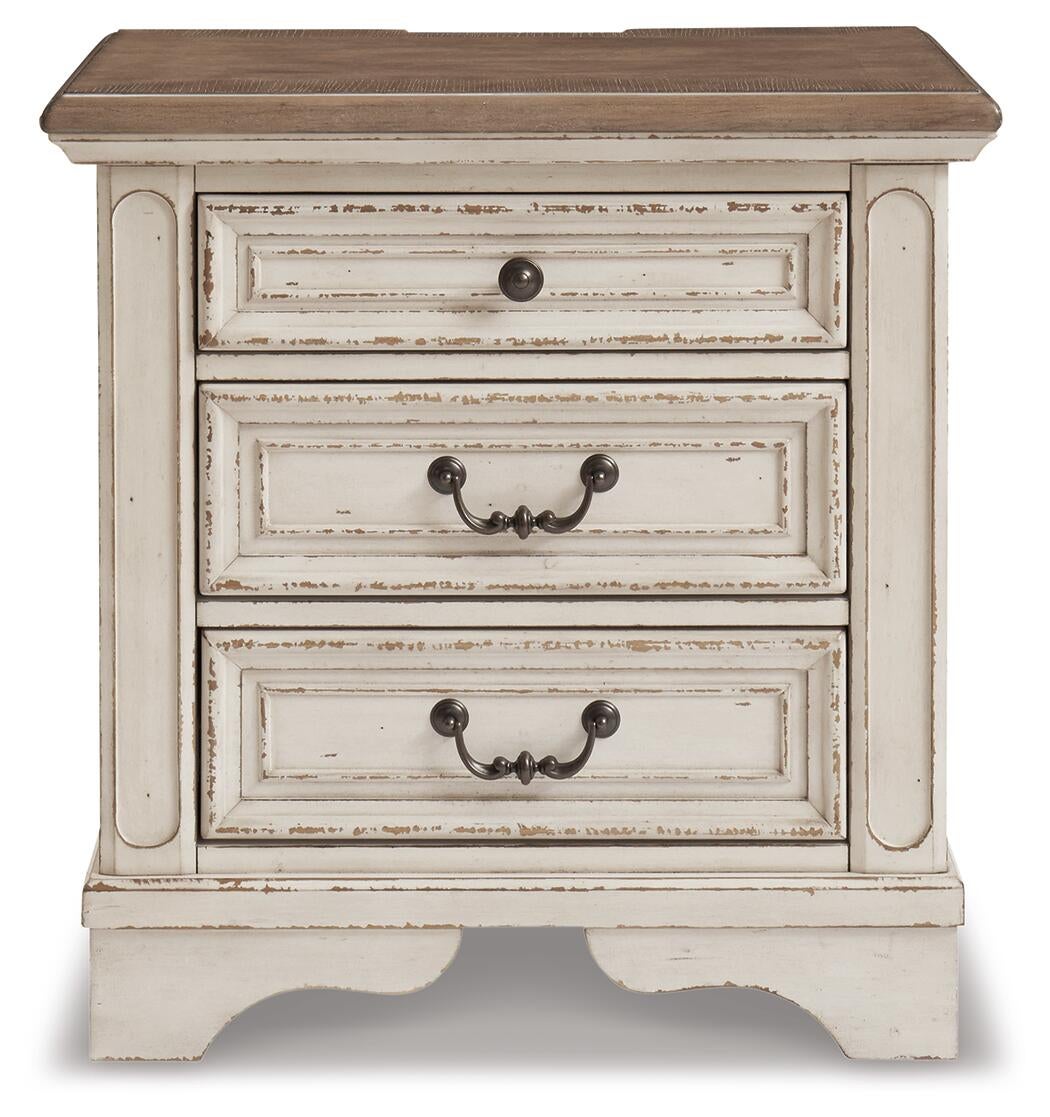 Realyn Three Drawer Night Stand - Discount Furniture Connection