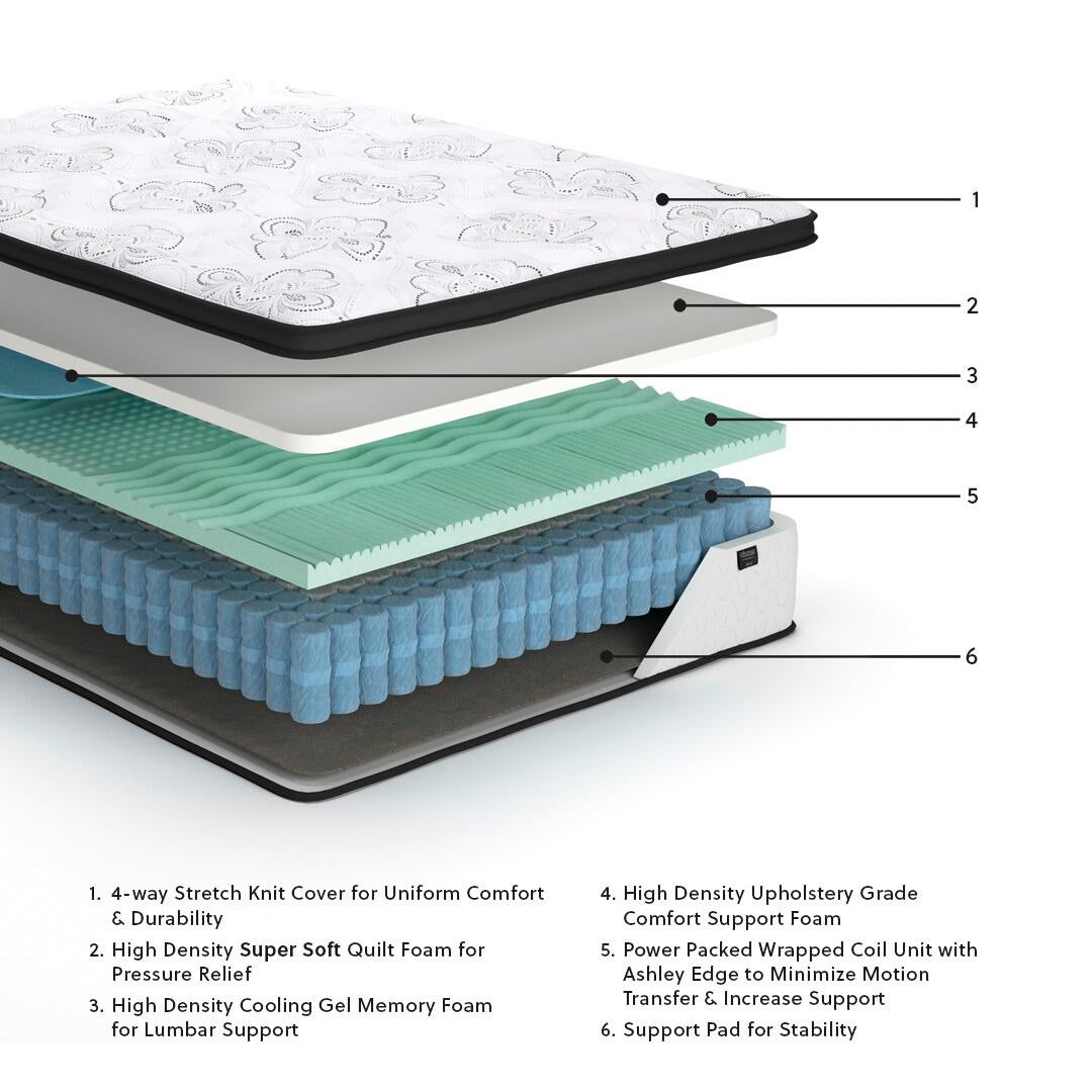 Chime 12 Inch Hybrid  Mattress - Discount Furniture Connection