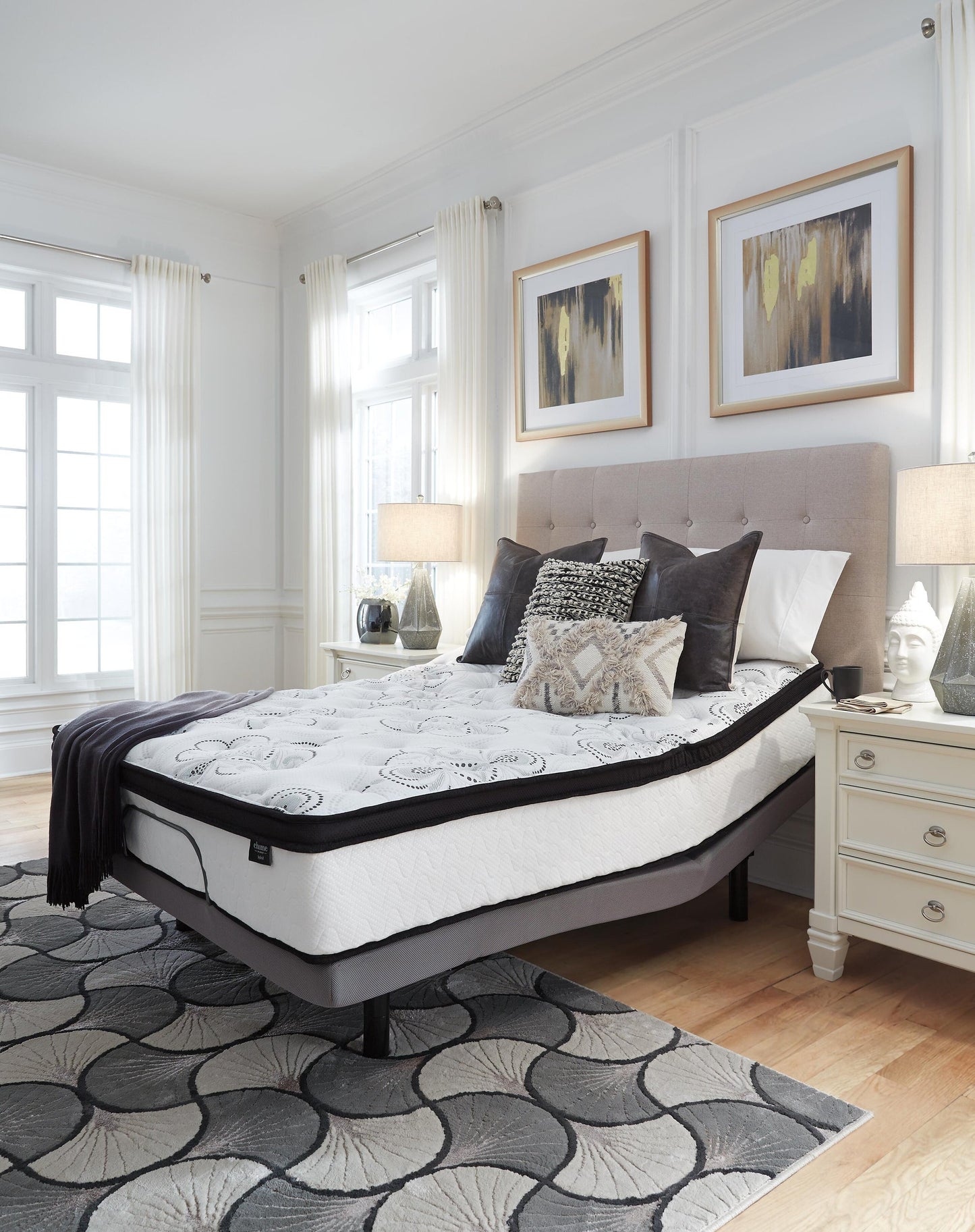 Chime 12 Inch Hybrid  Mattress - Discount Furniture Connection