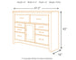 Juararo Six Drawer Dresser - Discount Furniture Connection