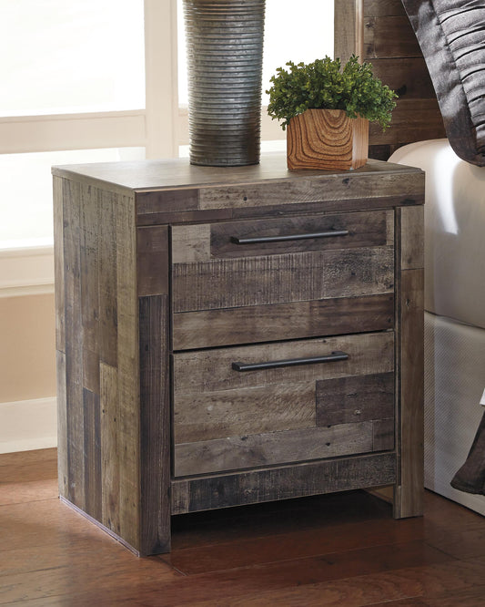 Derekson Two Drawer Night Stand - Discount Furniture Connection