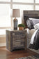 Derekson Two Drawer Night Stand - Discount Furniture Connection