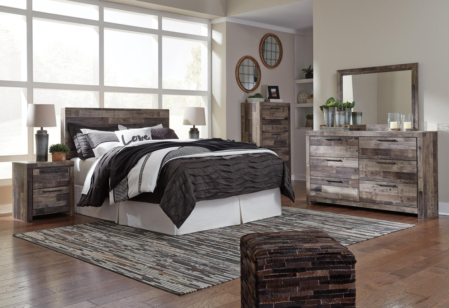 Derekson Two Drawer Night Stand - Discount Furniture Connection