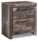 Derekson Two Drawer Night Stand - Discount Furniture Connection