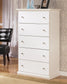 Bostwick Shoals Five Drawer Chest - Discount Furniture Connection