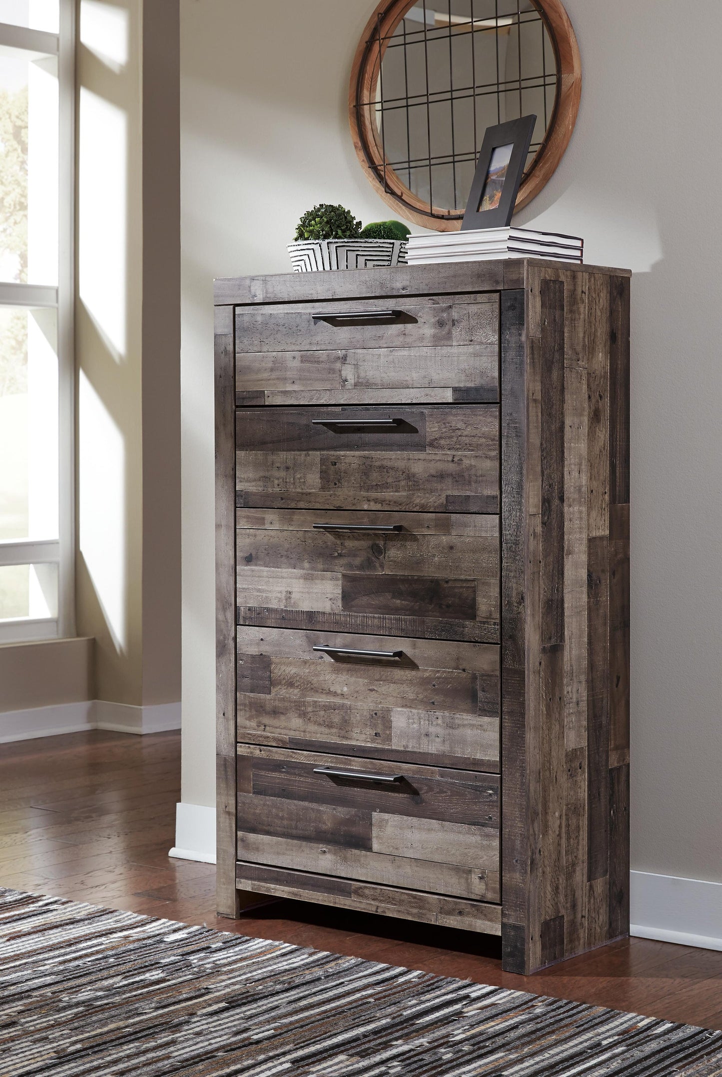 Derekson Five Drawer Chest - Discount Furniture Connection