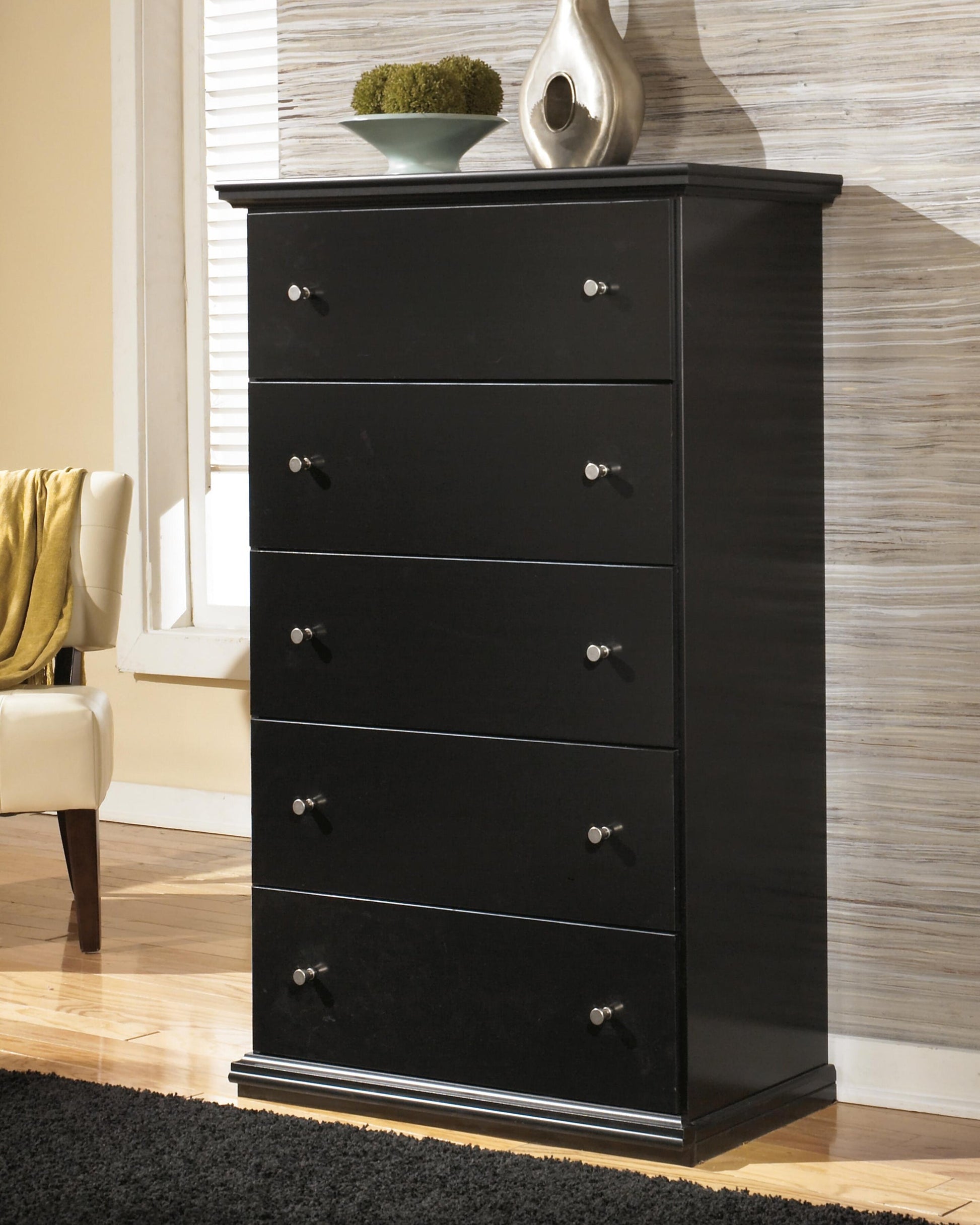 Maribel Five Drawer Chest - Discount Furniture Connection