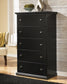Maribel Five Drawer Chest - Discount Furniture Connection