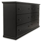 Maribel Six Drawer Dresser - Discount Furniture Connection