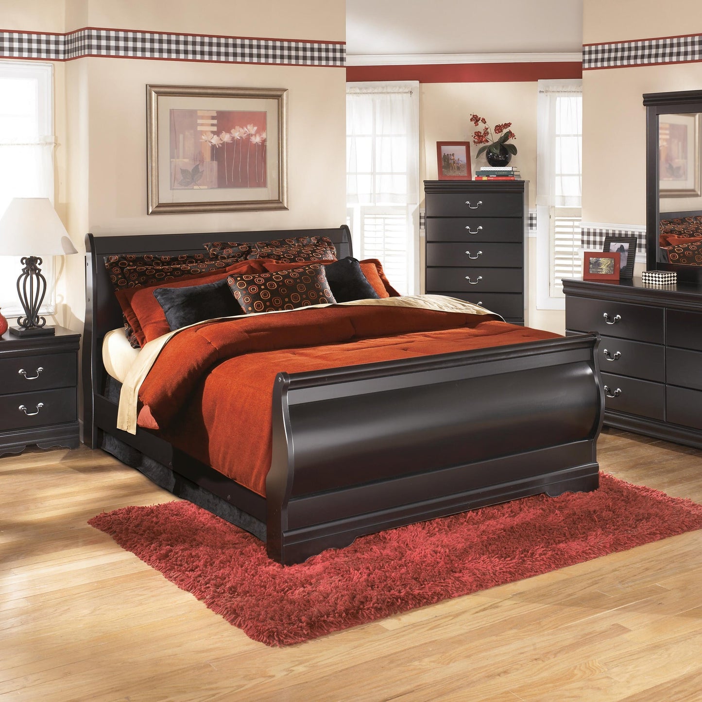 Huey Vineyard Two Drawer Night Stand - Discount Furniture Connection