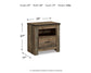 Trinell One Drawer Night Stand - Discount Furniture Connection