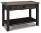 Tyler Creek Sofa Table - Discount Furniture Connection