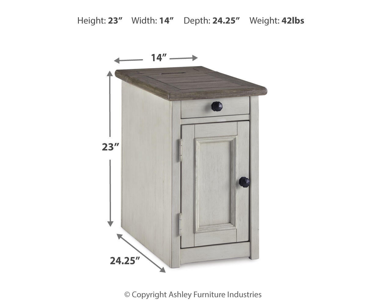 Bolanburg Chair Side End Table - Discount Furniture Connection