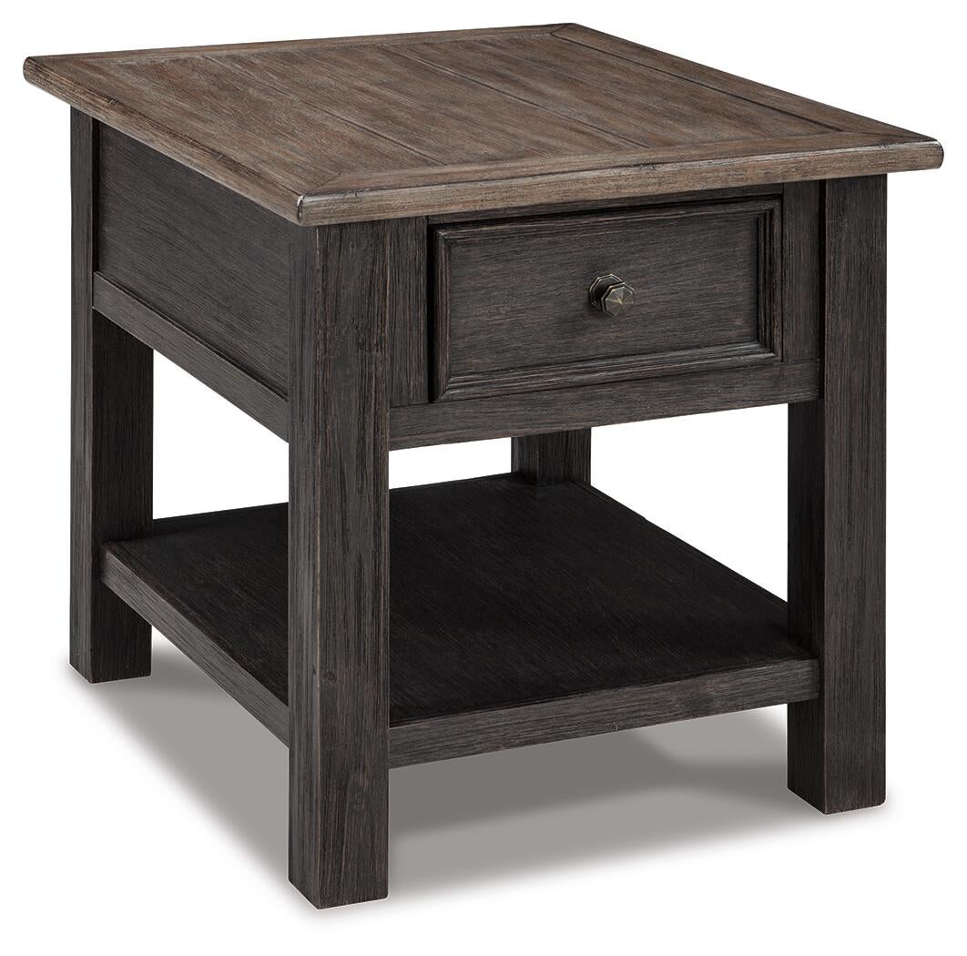 Tyler Creek Rectangular End Table - Discount Furniture Connection