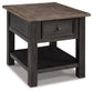 Tyler Creek Rectangular End Table - Discount Furniture Connection