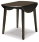 Hammis Round DRM Drop Leaf Table - Discount Furniture Connection