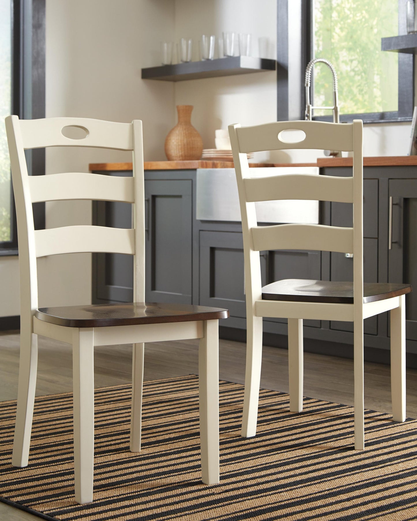 Woodanville Dining Room Side Chair (2/CN) - Discount Furniture Connection