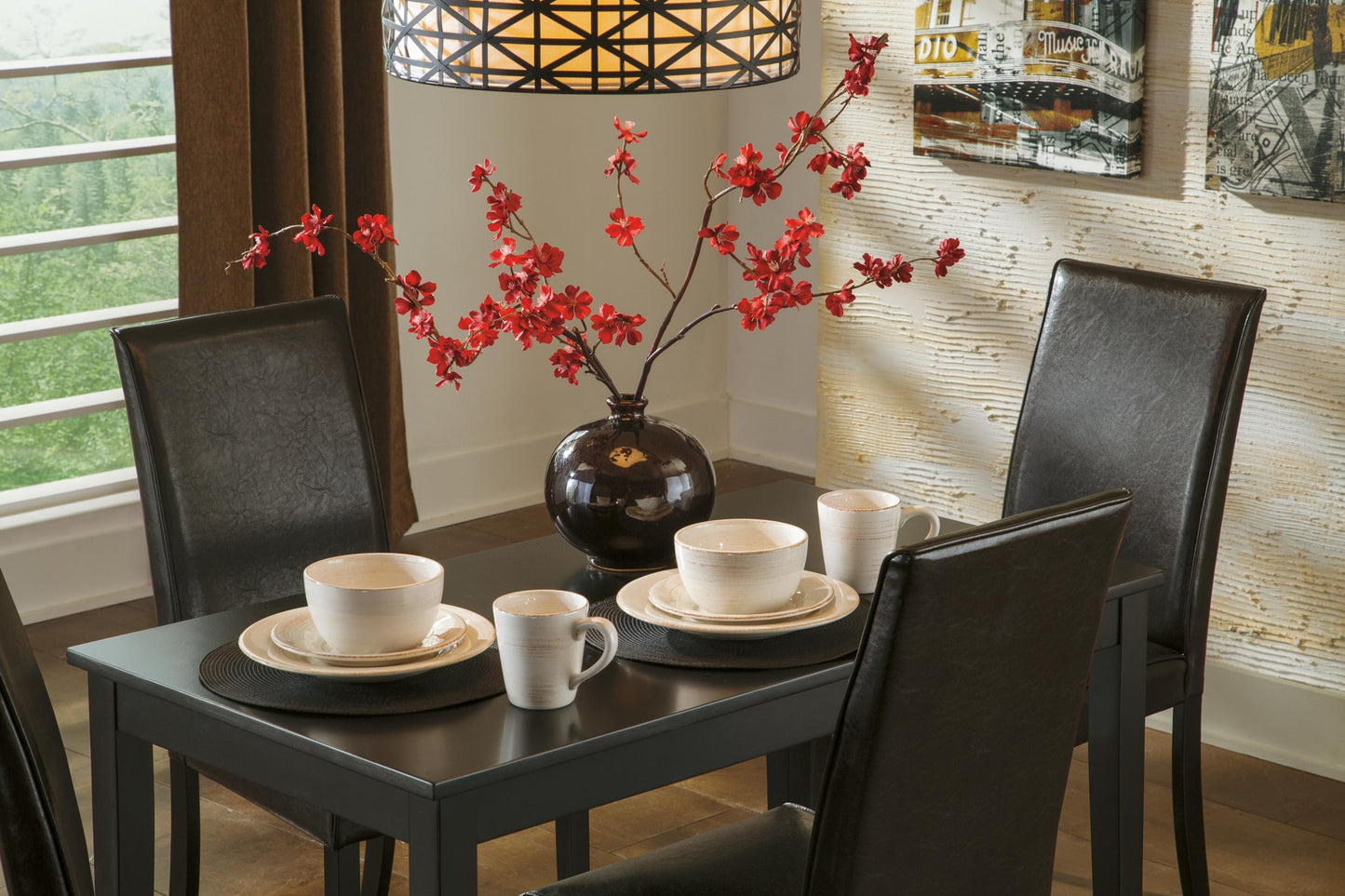 Kimonte Rectangular Dining Room Table - Discount Furniture Connection