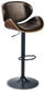 Bellatier Tall UPH Swivel Barstool(1/CN) - Discount Furniture Connection