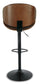 Bellatier Tall UPH Swivel Barstool(1/CN) - Discount Furniture Connection