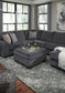 Tracling Oversized Accent Ottoman - Discount Furniture Connection