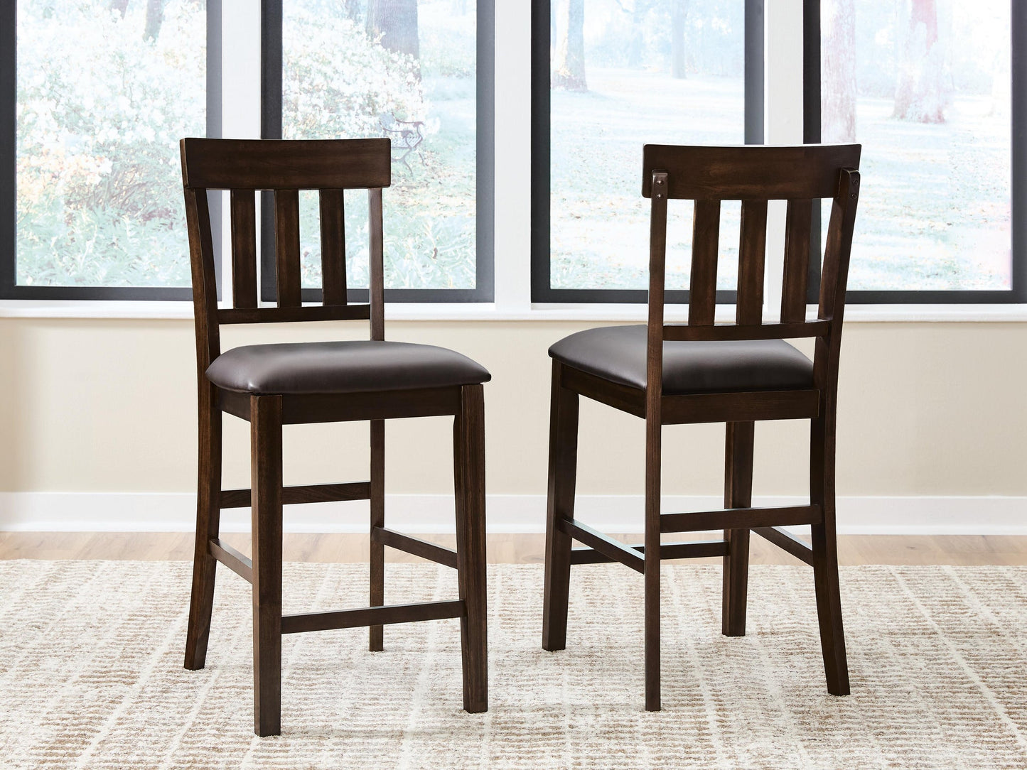 Haddigan Upholstered Barstool (2/CN) - Discount Furniture Connection