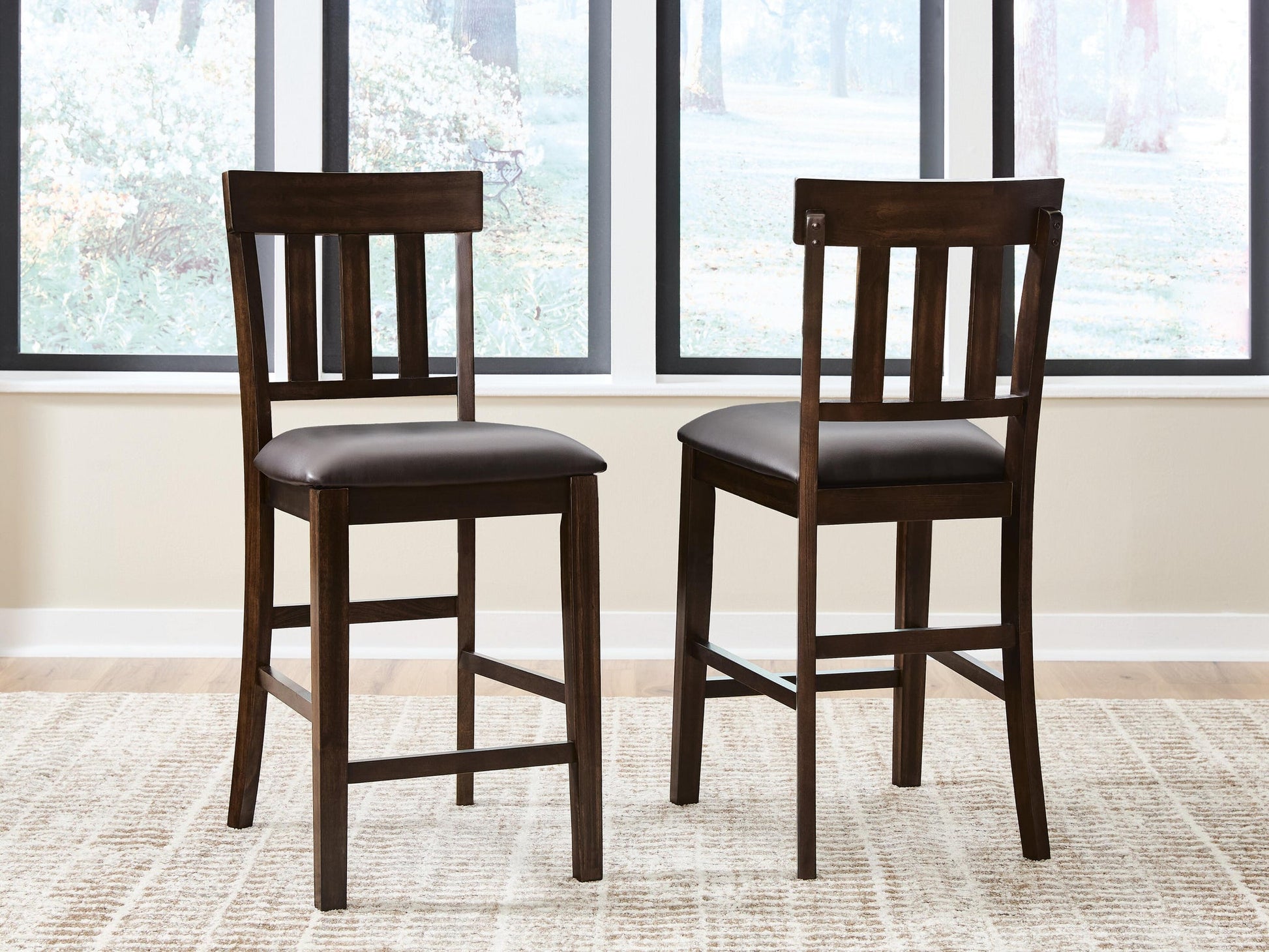 Haddigan Upholstered Barstool (2/CN) - Discount Furniture Connection