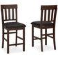 Haddigan Upholstered Barstool (2/CN) - Discount Furniture Connection