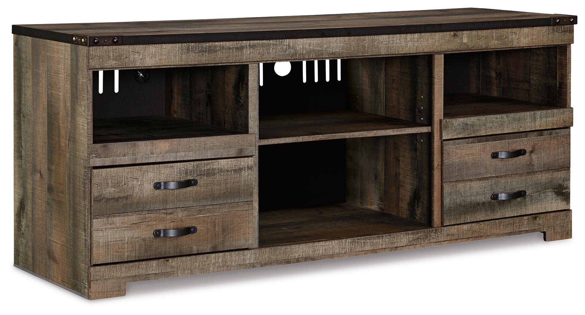 Trinell LG TV Stand w/Fireplace Option - Discount Furniture Connection