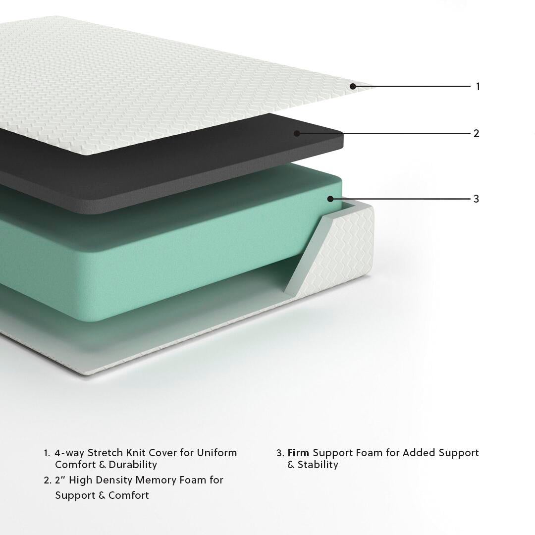 Chime 12 Inch Memory Foam  Mattress - Discount Furniture Connection