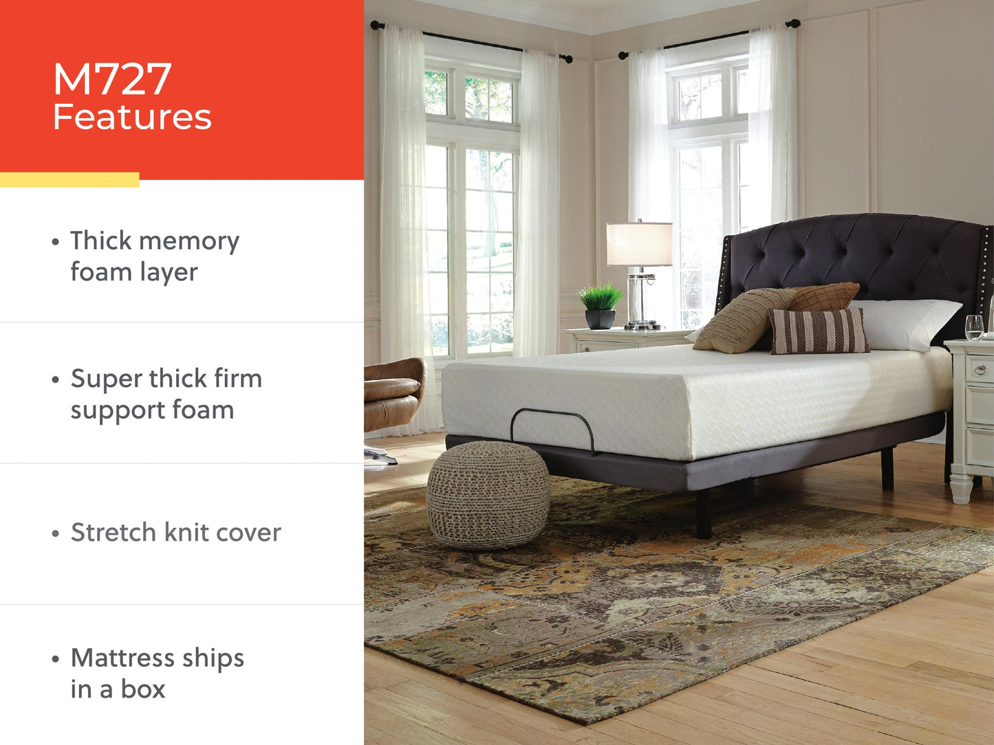 Chime 12 Inch Memory Foam  Mattress - Discount Furniture Connection