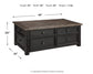 Tyler Creek Lift Top Cocktail Table - Discount Furniture Connection