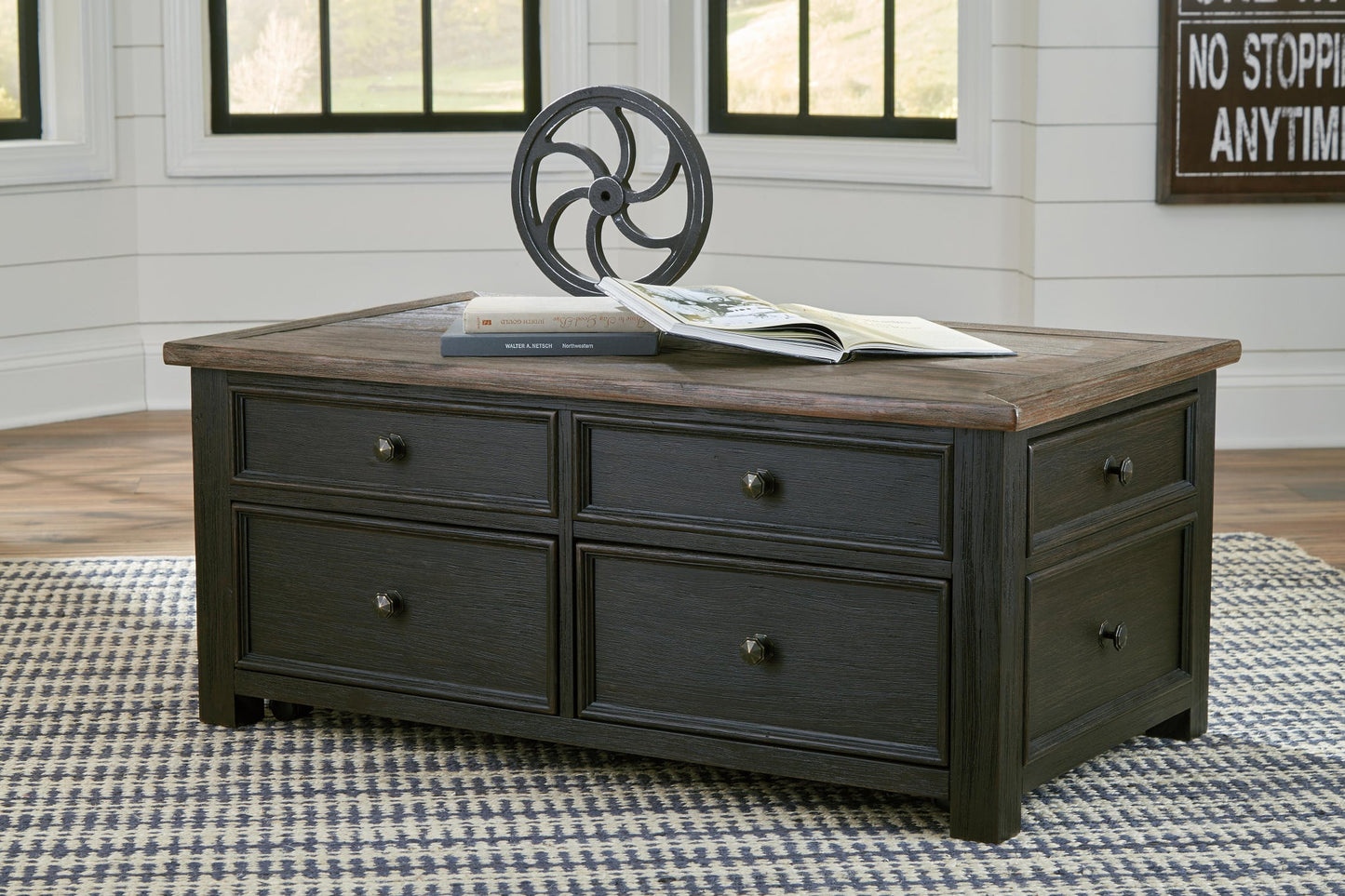 Tyler Creek Lift Top Cocktail Table - Discount Furniture Connection