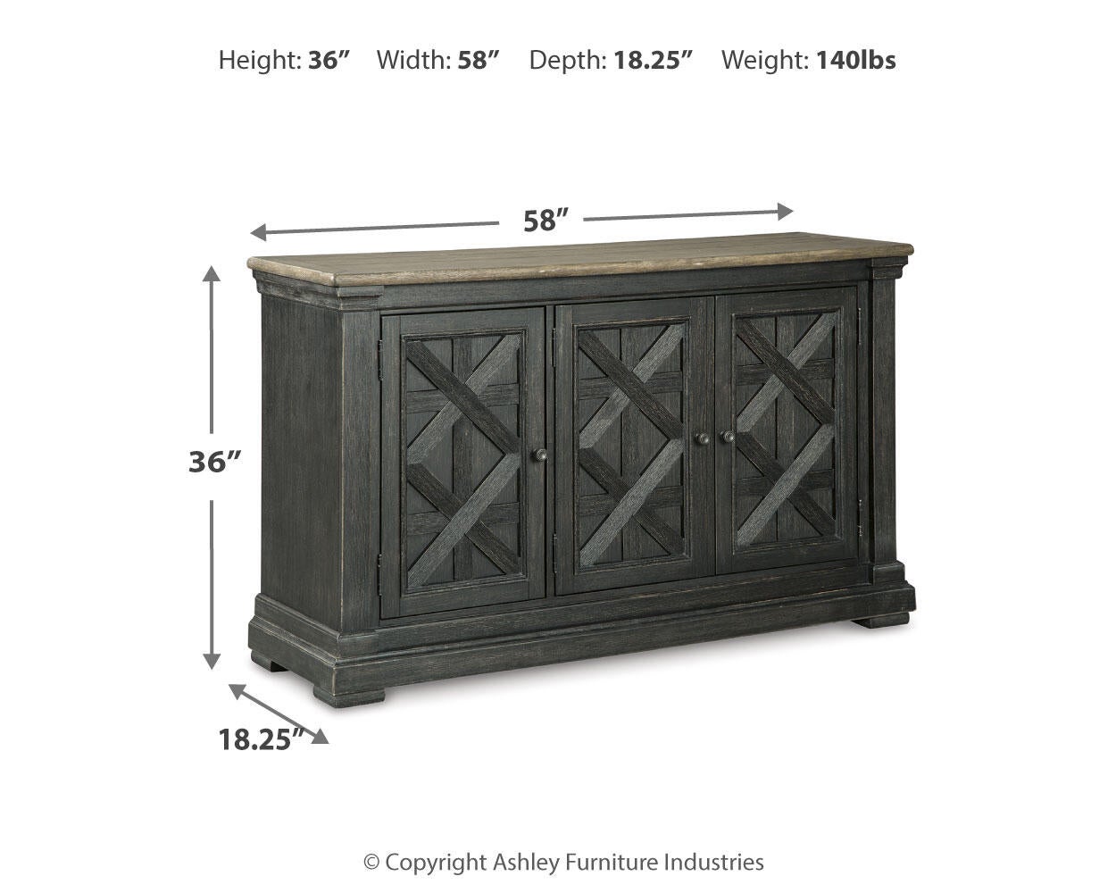 Tyler Creek Dining Room Server - Discount Furniture Connection