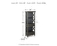 Tyler Creek Display Cabinet - Discount Furniture Connection