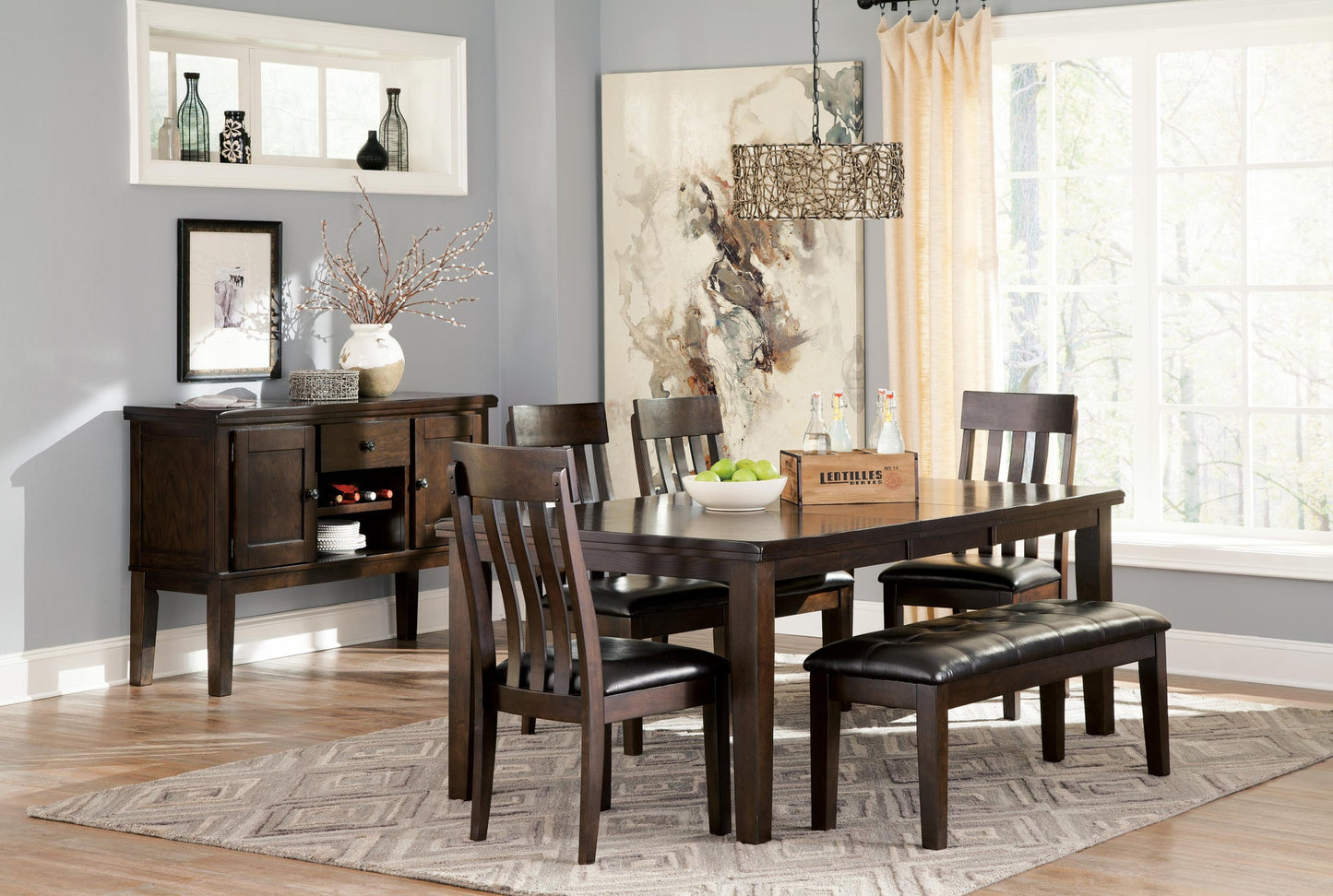 Haddigan Large UPH Dining Room Bench - Discount Furniture Connection