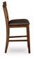 Ralene Upholstered Barstool (2/CN) - Discount Furniture Connection