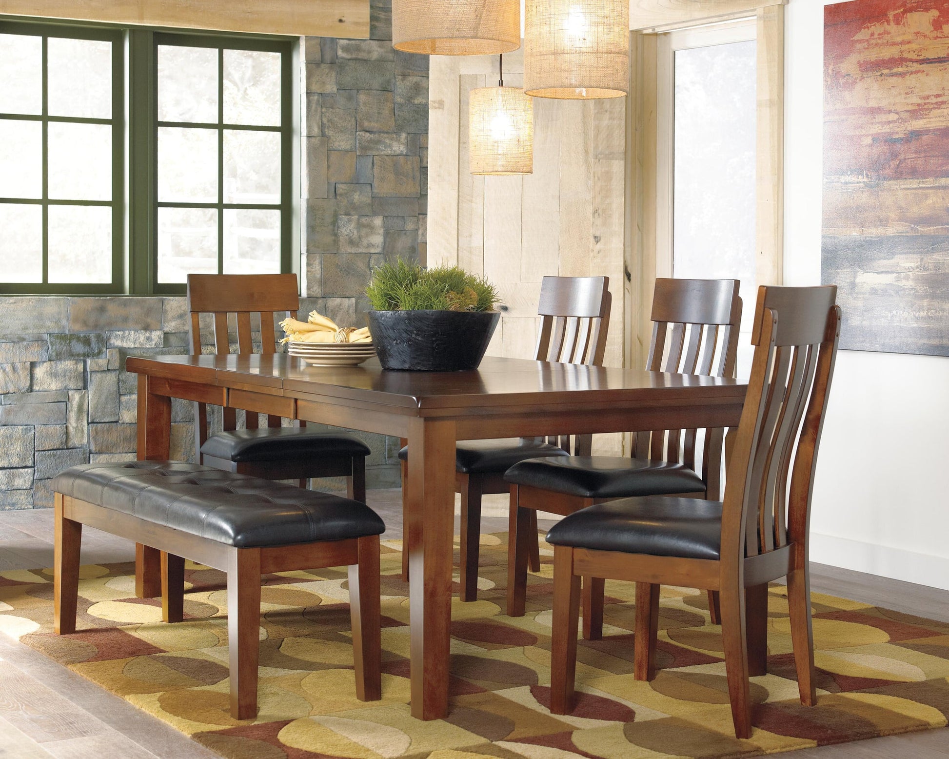 Ralene Large UPH Dining Room Bench - Discount Furniture Connection