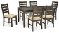 Rokane Dining Room Table Set (7/CN) - Discount Furniture Connection