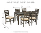 Rokane Dining Room Table Set (7/CN) - Discount Furniture Connection