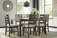 Rokane Dining Room Table Set (7/CN) - Discount Furniture Connection