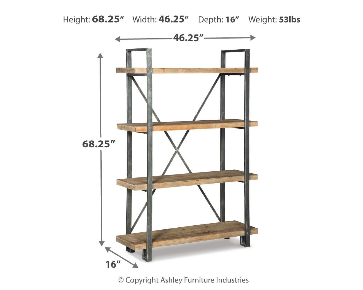 Forestmin Bookcase - Discount Furniture Connection