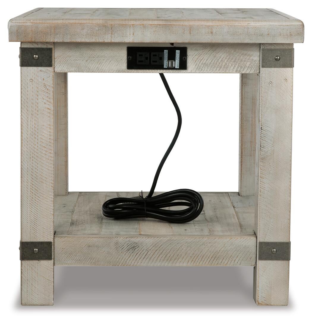 Carynhurst Rectangular End Table - Discount Furniture Connection